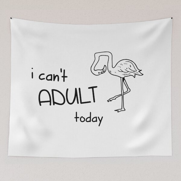 Item preview, I Can't Adult Today - Funny Cool Shirt designed and sold by olivergraham.