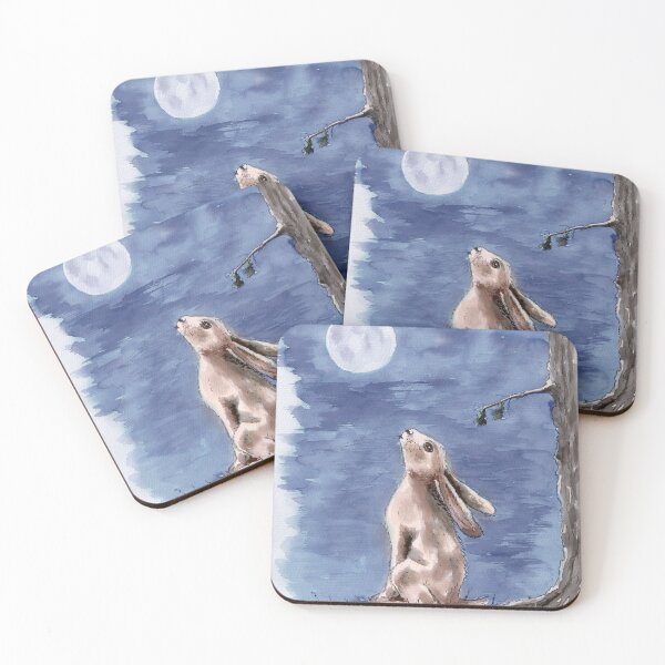 Item preview, Hare gazed up at the Moon designed and sold by Sophie Shaw.
