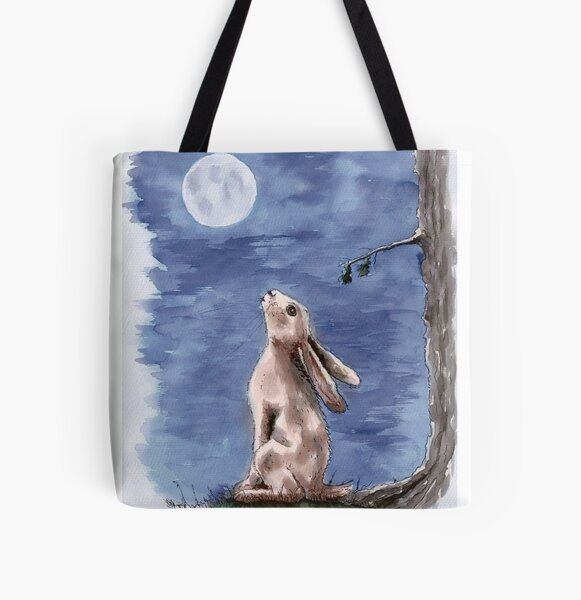 Item preview, Hare gazed up at the Moon designed and sold by Sophie Shaw.