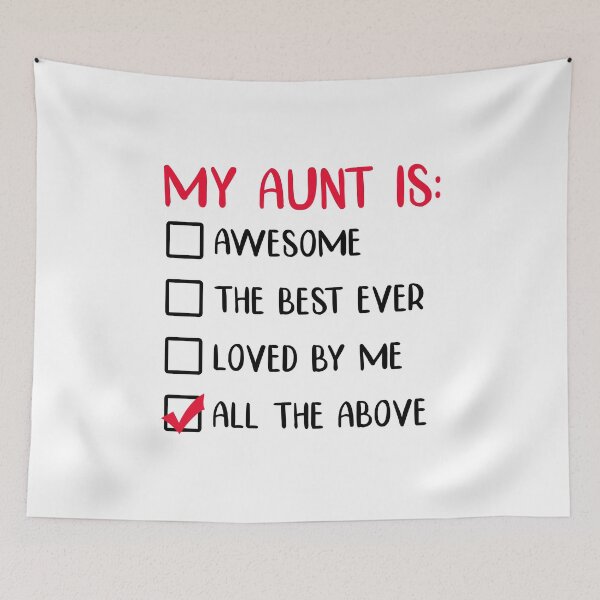Item preview, My Aunt is Awesome The Best Ever Loved By Me All The Above - Newborn Outfit Cute Baby Clothes designed and sold by T-shirt For You.