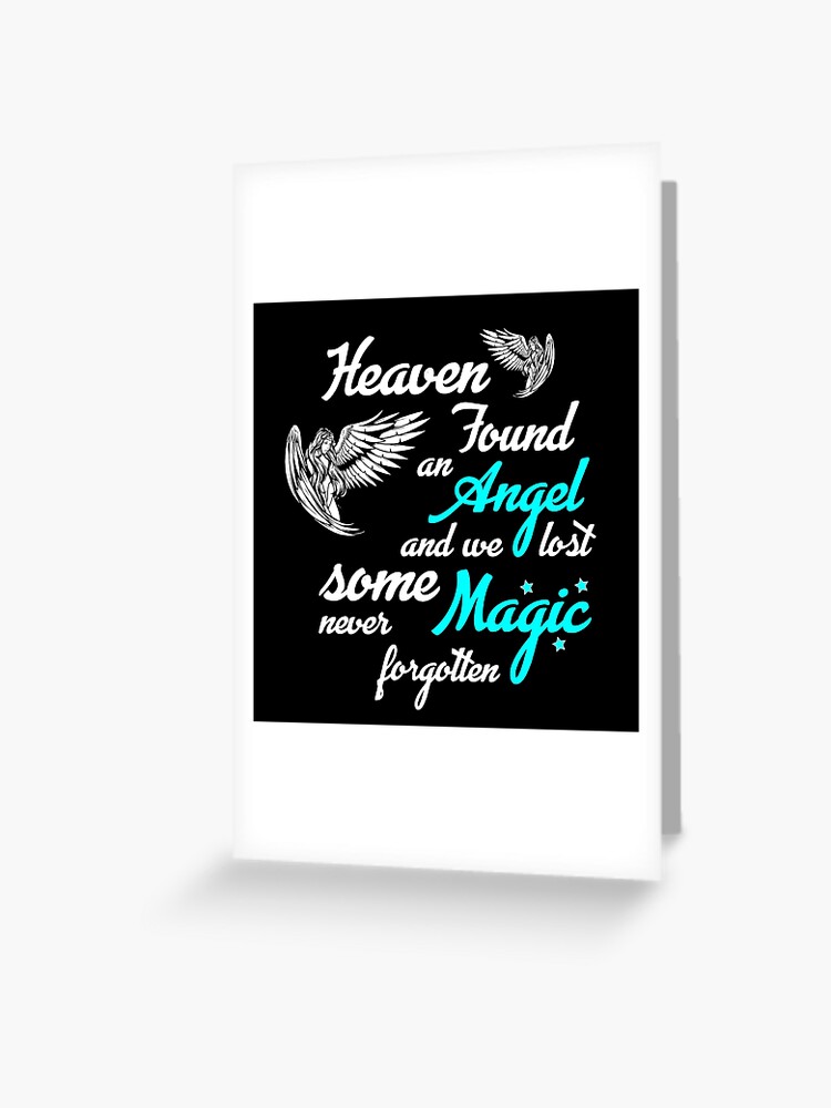 Angel In Heaven Birthday Day Card Bereavement Card For A Dad