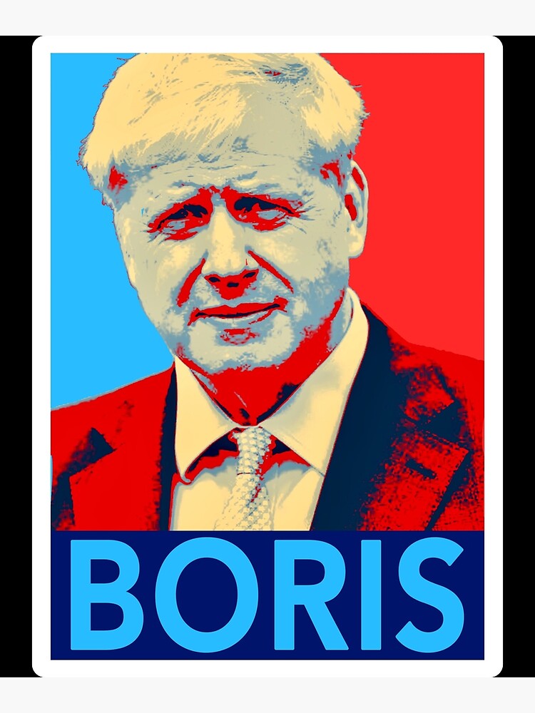 Boris Johnson British Prime Minister Election Icon Parody Art Print