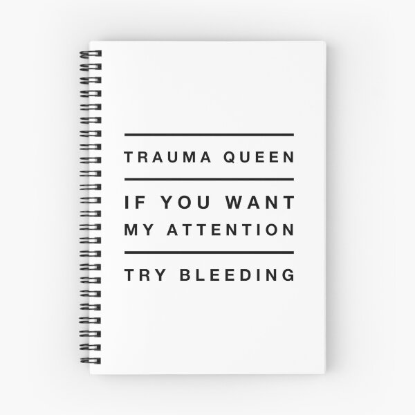 Item preview, EMT Funny Trauma Queen Medic Attention Bleeding Paramedic  designed and sold by CreatedByHeidi.