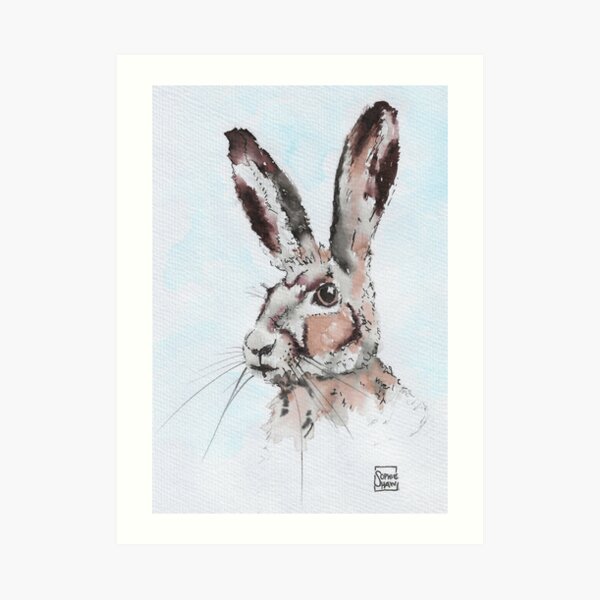 Hare Old and Wise Art Print