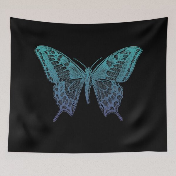 Item preview, Butterfly in blue designed and sold by Blacklinesw9.