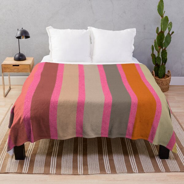 Item preview, Multiple Linen-Textured Stripes with Pink Twist designed and sold by BloomCatB.