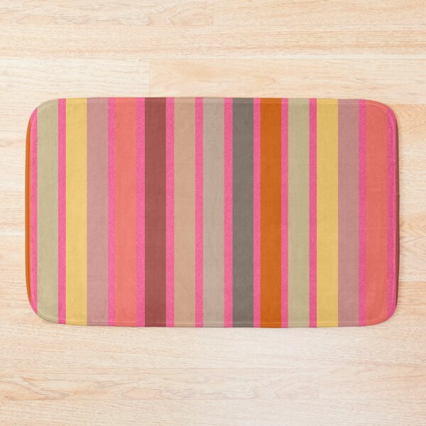 Item preview, Multiple Linen-Textured Stripes with Pink Twist designed and sold by BloomCatB.