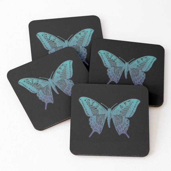 Item preview, Butterfly in blue designed and sold by Blacklinesw9.