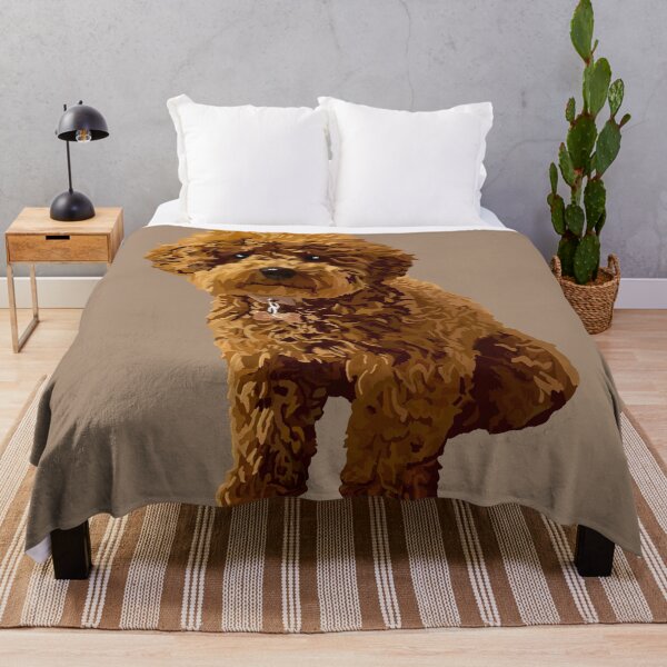Item preview, Ginger the Toy Poodle in Beige designed and sold by Quick Brown Fox Canada.