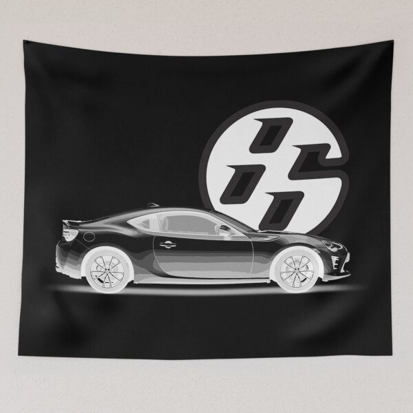 Item preview, GT86 Side BlackWhite designed and sold by CharlieCreator.