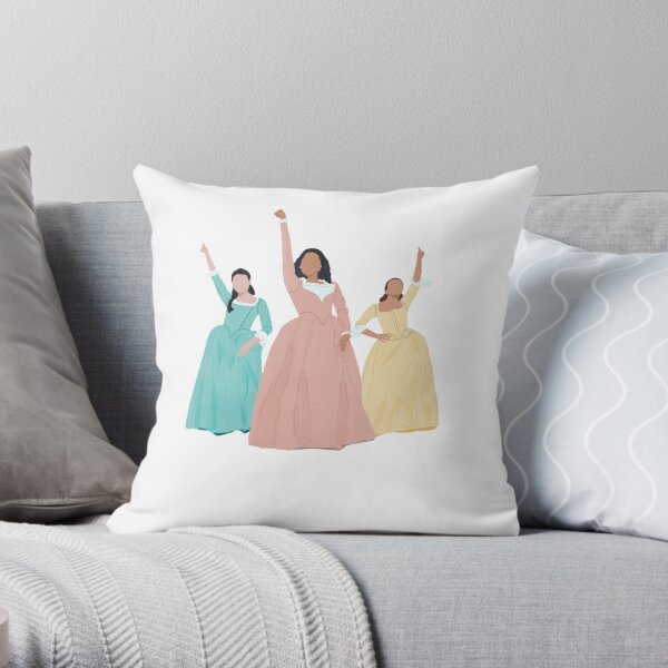 Schuyler Sisters! Throw Pillow