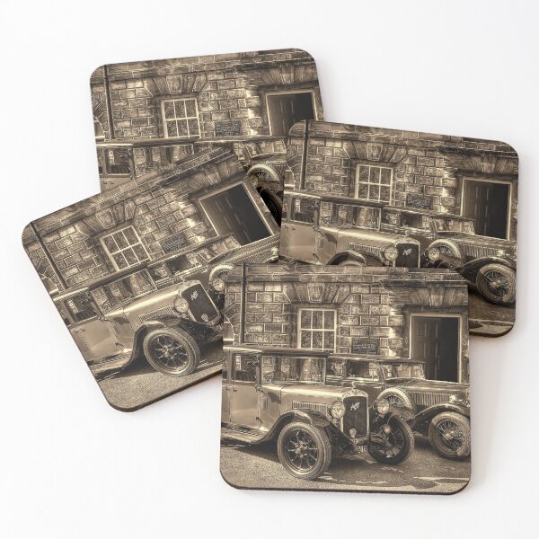 Artikelvorschau,  Austin Six und Invicta Pre War Cars - Sepia entworfen und verkauft von Steve H Clark.