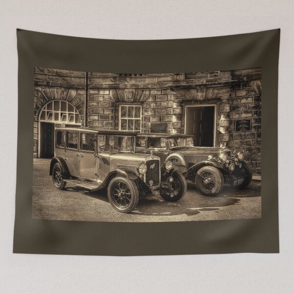 Artikelvorschau, Austin Six und Invicta Pre War Cars - Sepia entworfen und verkauft von Steve H Clark.