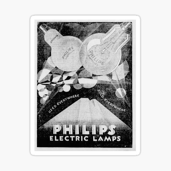 Philips advertisement 1928 Sticker