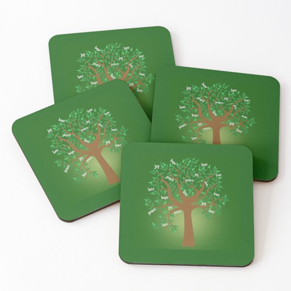 Item preview, Tree of life featuring love, peace, hope and joy designed and sold by designInk.