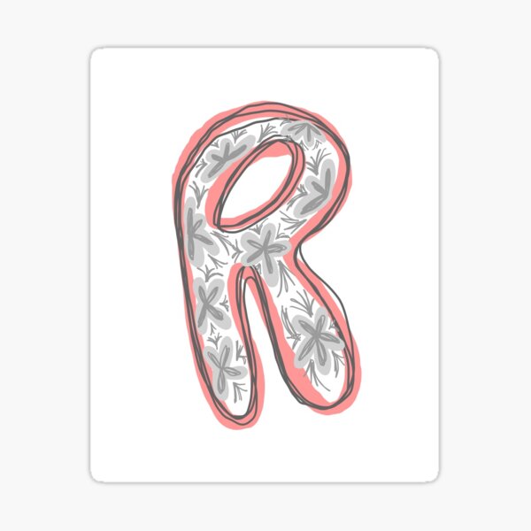 Letter R Stickers | Redbubble