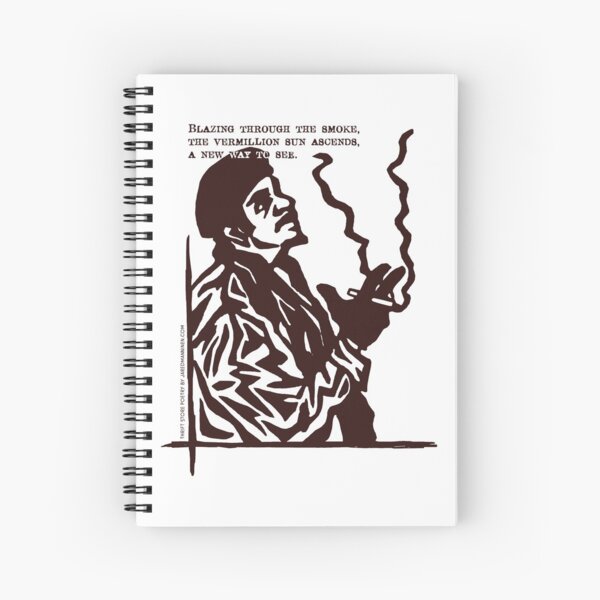 Thrift Store Poetry Spiral Notebook