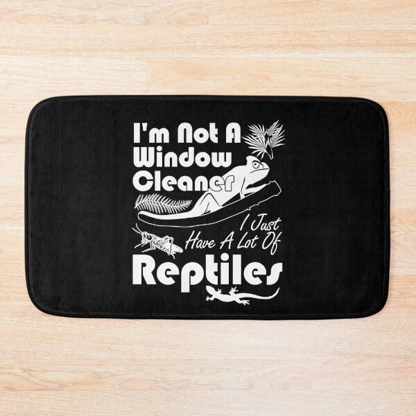 Item preview, I'm Not A Window Cleaner I Just Have A Lot Of Reptiles White Print designed and sold by JRRTs.