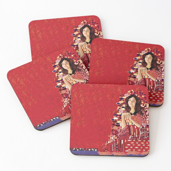 Item preview, Portrait of Clara Oswin-Oswald a la Klimt designed and sold by AthenaLeonti.