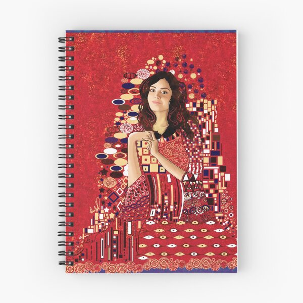 Item preview, Portrait of Clara Oswin-Oswald a la Klimt designed and sold by AthenaLeonti.