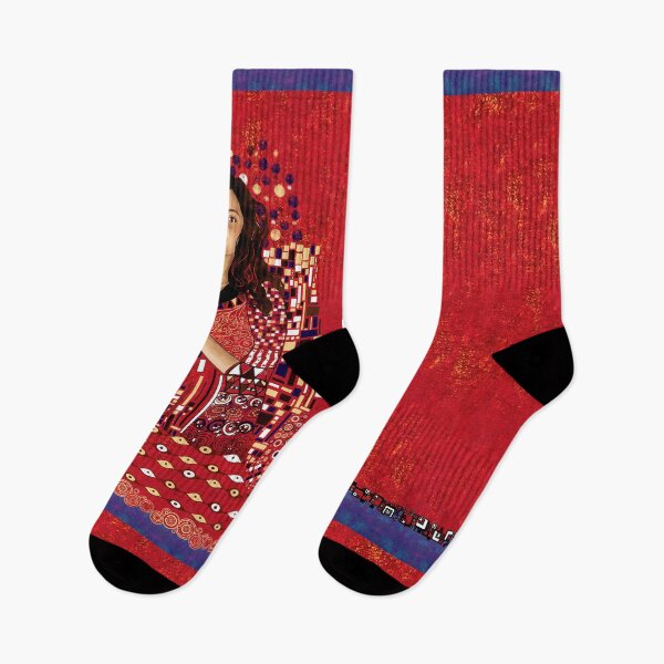 Item preview, Portrait of Clara Oswin-Oswald a la Klimt designed and sold by AthenaLeonti.