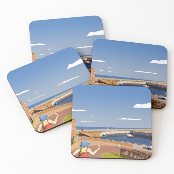 Item preview, Seahouses, Northumberland designed and sold by Richard O'Neill Art.