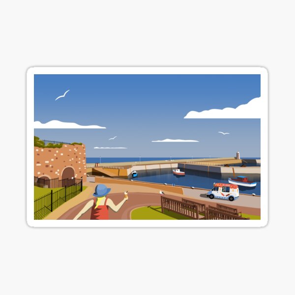 Item preview, Seahouses, Northumberland designed and sold by Richard O'Neill Art.