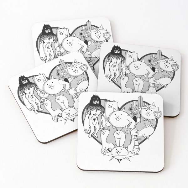Item preview, Battle Cats Evolved Cats Mural designed and sold by PepperySalmon.