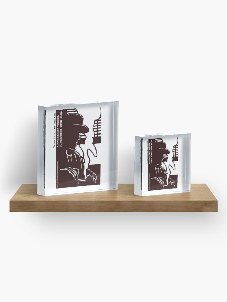 Alternate view of Dive Bar Poetry Acrylic Block
