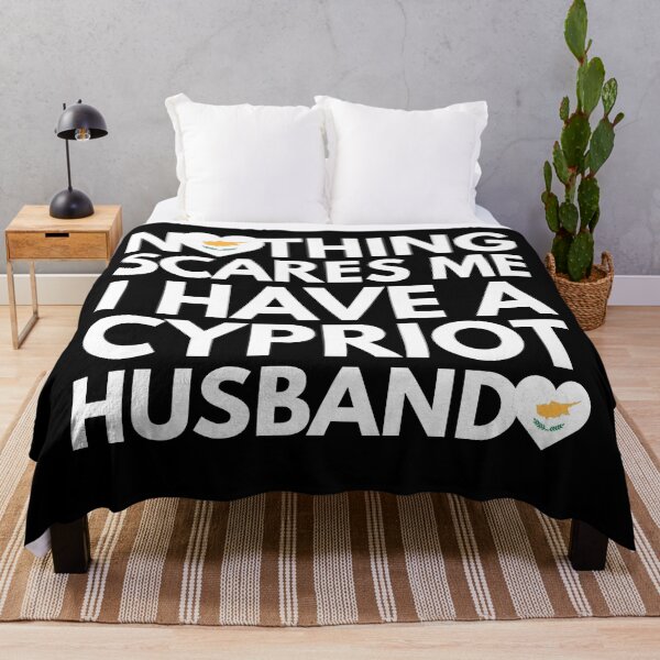 Item preview, Nothing Scares Me, I Have Cypriot Husband designed and sold by HelloFromAja.