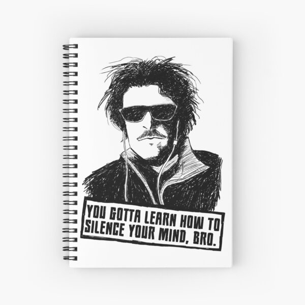 Man of a Thousand Faces (Silence Your Mind) Spiral Notebook