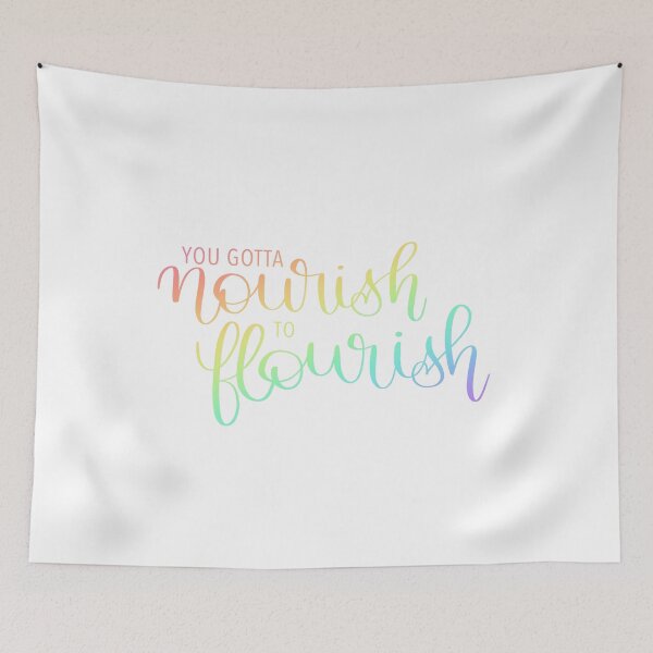 Item preview, you gotta nourish to flourish designed and sold by CarliCreates.