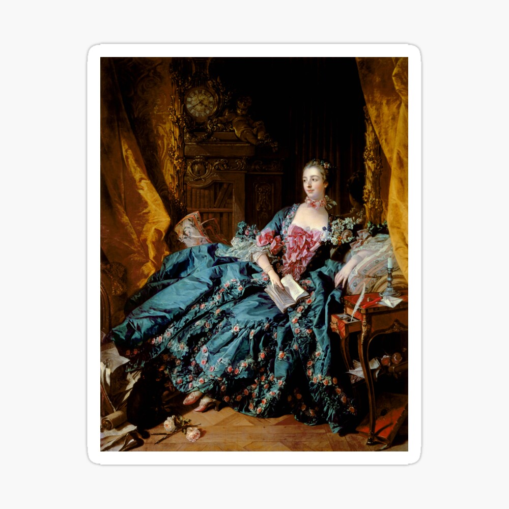 Francois Boucher Jeanne Antoinette Poisson Marquise Of Pompadour Commonly Known As Madame De Pompadour Canvas Print By Ald1 Redbubble