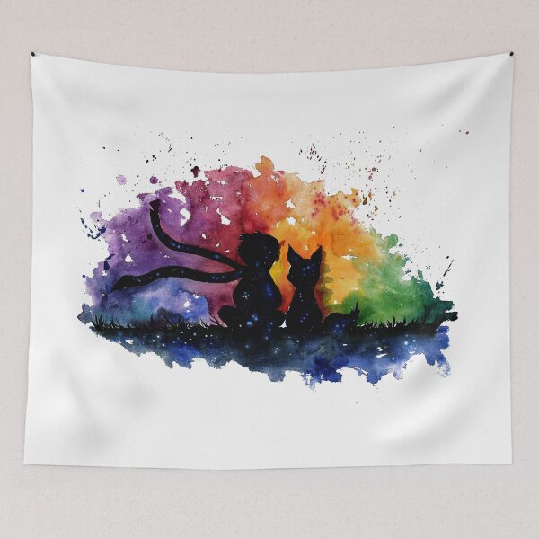 Item preview, Prince fox book watercolor friendship designed and sold by ILoresart.