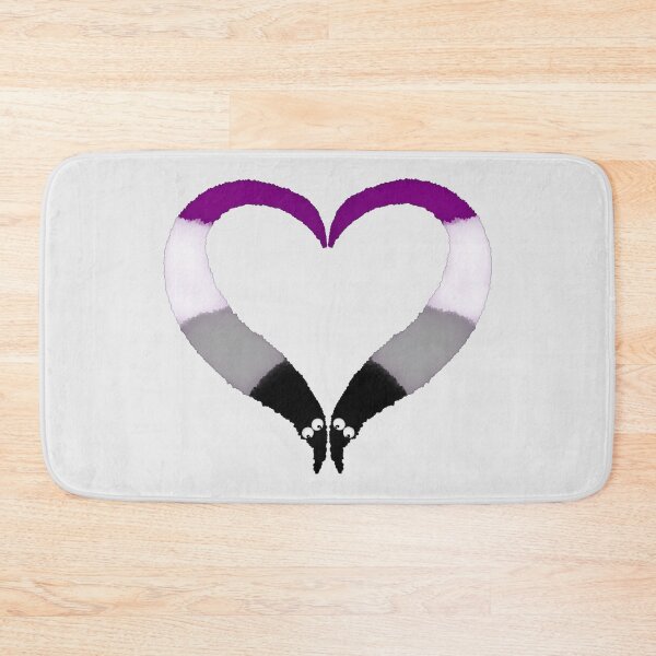 Item preview, Asexual Worm on a String Heart designed and sold by guavaowl.