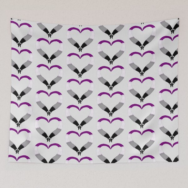 Item preview, Asexual Worm on a String Heart designed and sold by guavaowl.