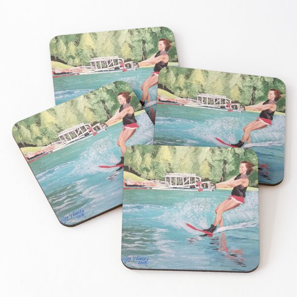 Item preview, Water-skier girl designed and sold by JYEmeryArt.