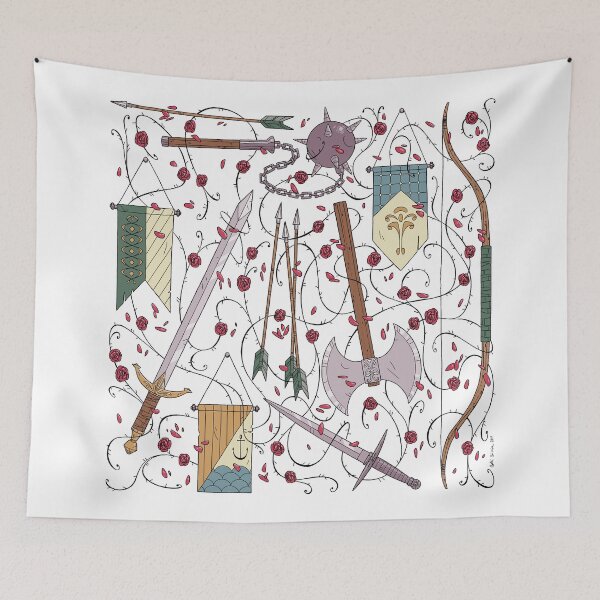 Item preview, Medieval weapons - Colored version designed and sold by Silvia Belli.