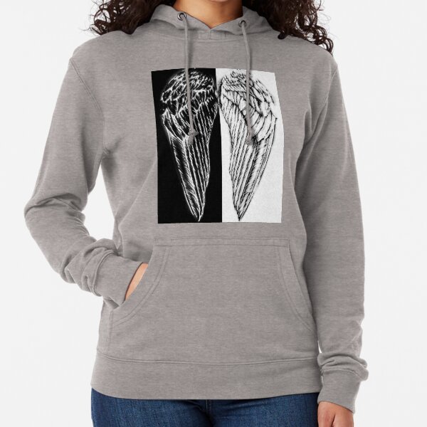 Split hoodie demons and angels clearance