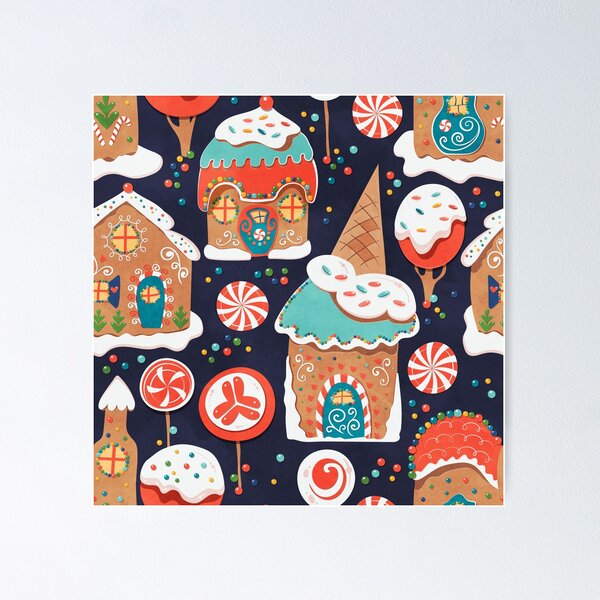 Item preview, Pan de jengibre Candy Land designed and sold by Lidiebug.