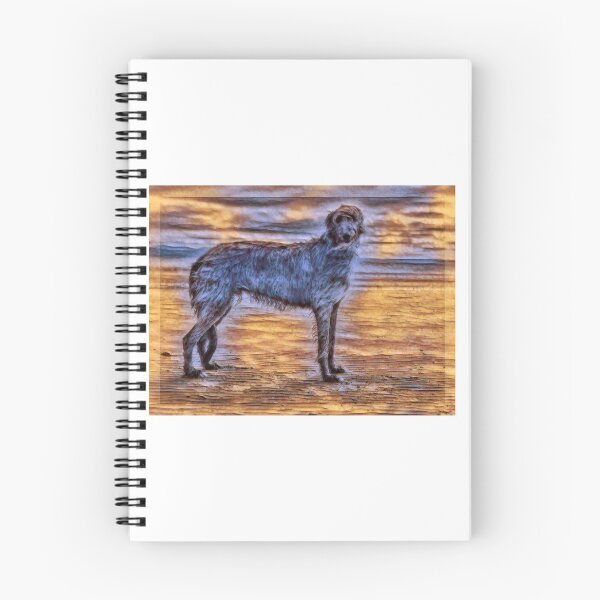 Item preview, Scottish Deerhound on a Scottish Beach designed and sold by DeerhoundRhodry.