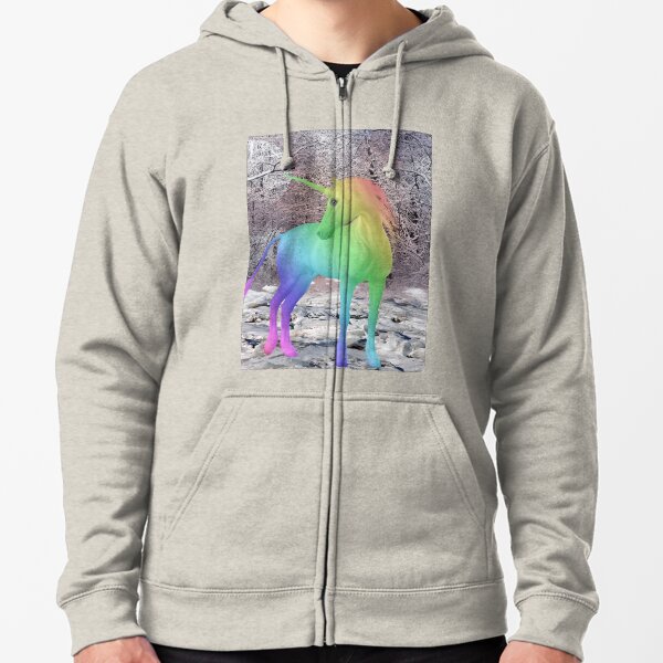 Licorne Veste zippée à capuche