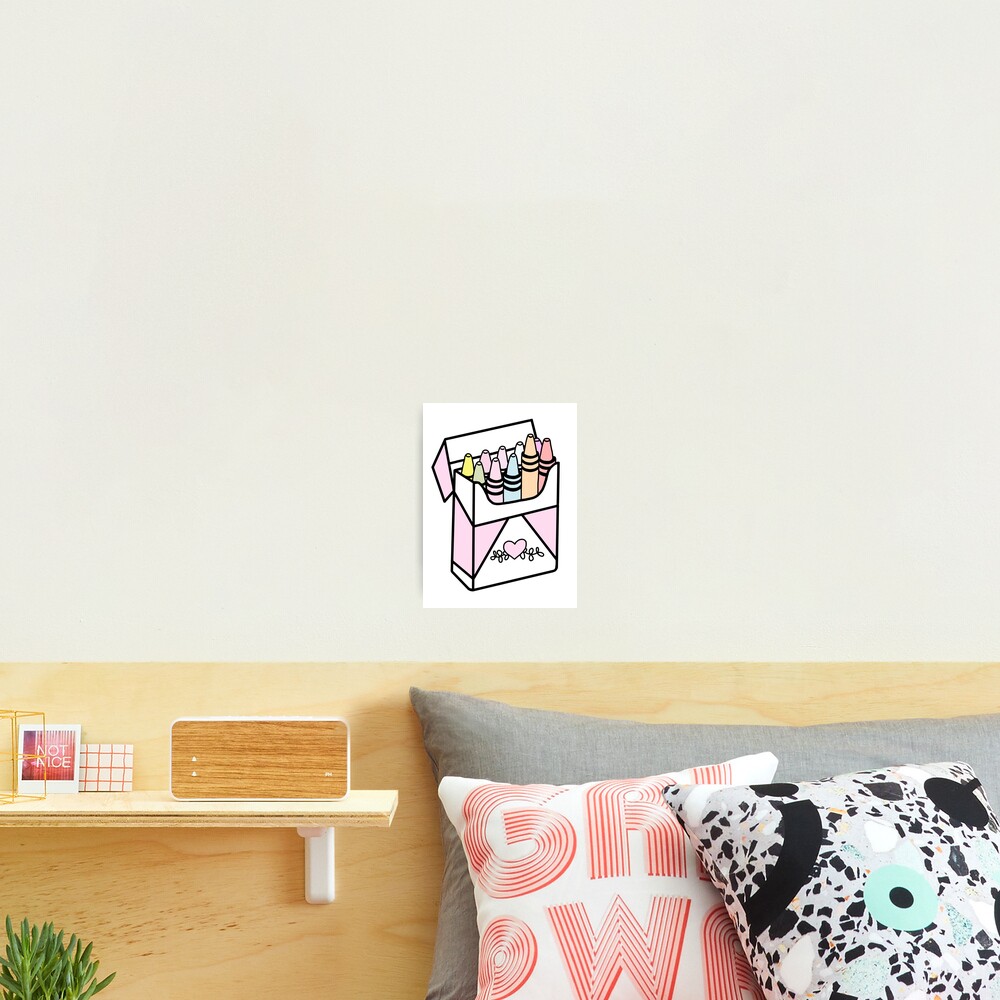 Kawaii Crayon Box | Art Board Print