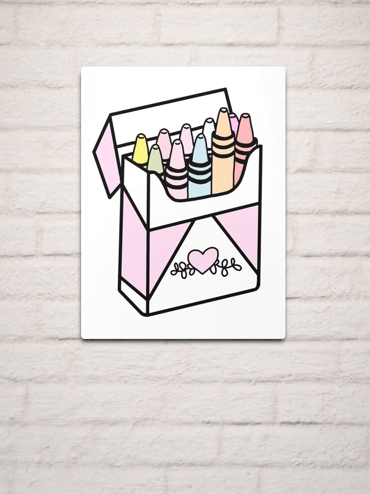 Kawaii Crayon Box | Art Board Print