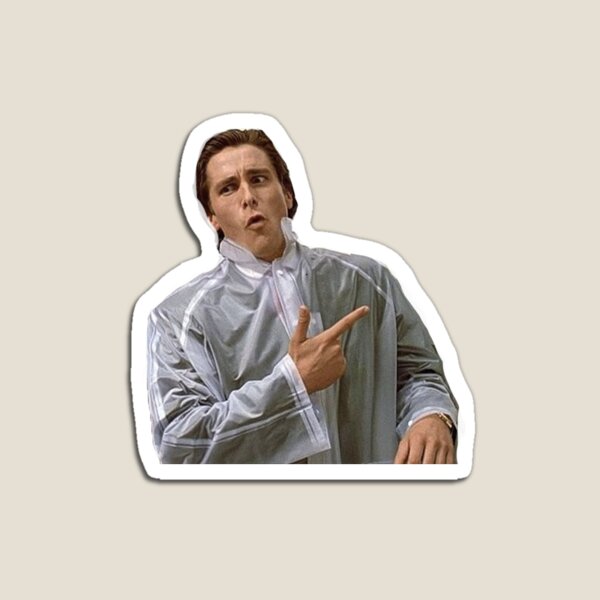 American psycho Patrick Bateman Magnet