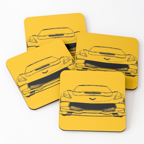 Item preview, Corvette C7 Black Sketch designed and sold by CharlieCreator.