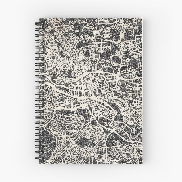Artikelvorschau, Glasgow Karte entworfen und verkauft von InkMaps.