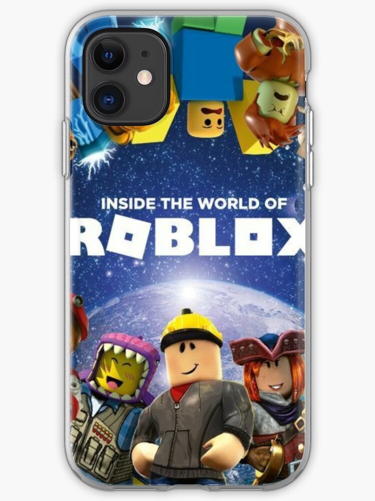 Inside The World Of Roblox Games Iphone Case Cover By Best5trading Redbubble - fire hat roblox