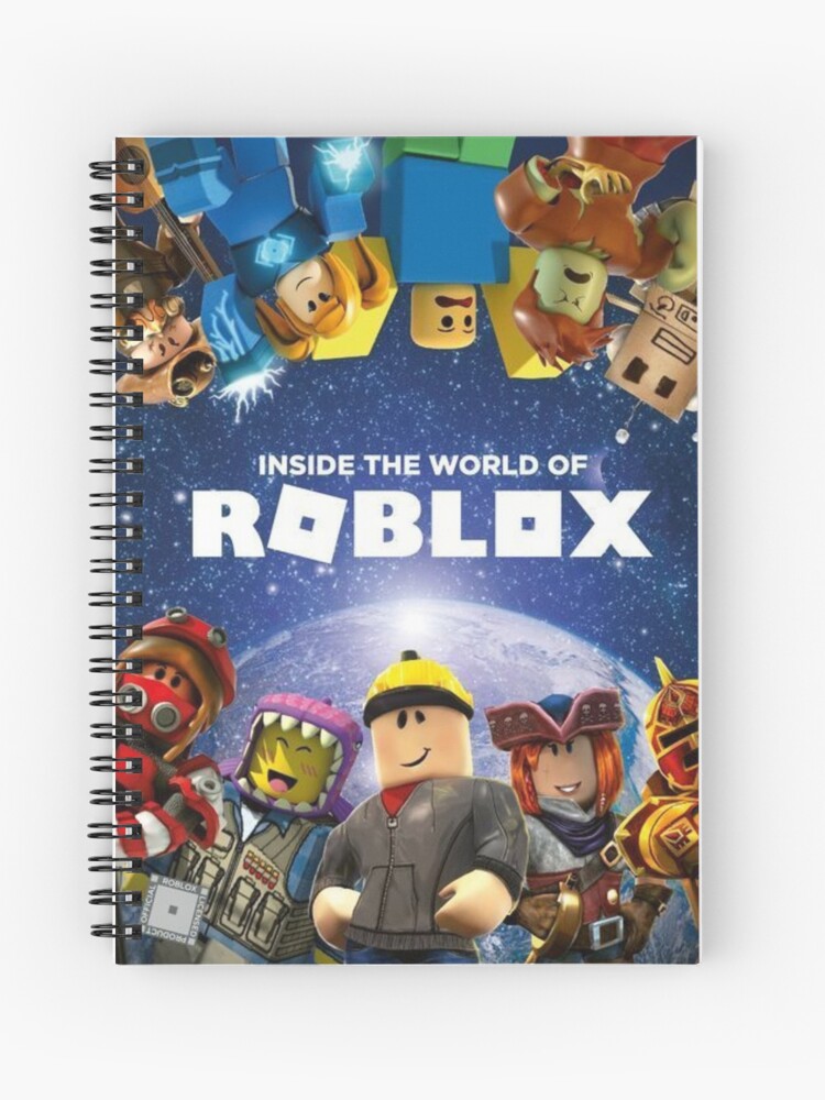 Inside The World Of Roblox Games Spiral Notebook By Best5trading Redbubble - roblox games blue leggings by best5trading redbubble