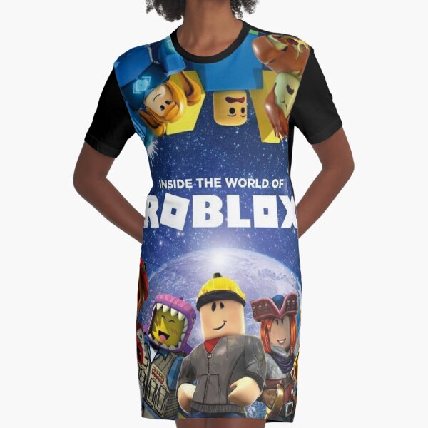 Inside The World Of Roblox Games Graphic T Shirt Dress By Best5trading Redbubble - roblox ww2 t shirt